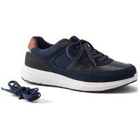 Lands' End Men's Lace-Up Trainers in Navy | Size: 10.5