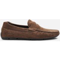 Where's That From Men's 'Alfie' Driving Shoes in Dark Brown | Size: 12