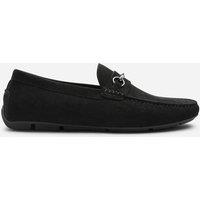 Where's That From Men's Hudson Suede Slip On Buckle Loafer in Black | Size: 7