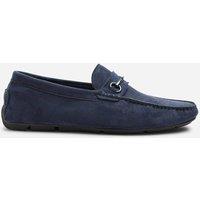 Where's That From Men's Hudson Suede Slip On Buckle Loafer in Navy | Size: 9