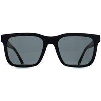 Emporio Armani Men's Square Shiny Black Dark Grey EA4262U