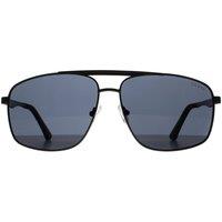 Guess Men's Aviator Matte Gunmetal Smoke Grey GO00063