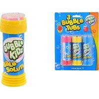 Bubble Kidz 50ml Bubble Tubs with Maze Lid 3 Pack