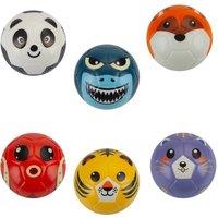 VFM e-Store Animal Face Football Assorted Colours Outdoor Summer Garden Game in Orange