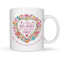 Aye Do Gifts It Takes A Big Heart to Shape Little Minds Mug Gift | Teachers School in White