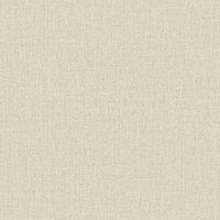 Belgravia Carmella Plain Textured Vinyl Wallpaper in Cream