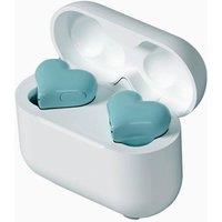 Obasyhig Heart-shaped In-ear Bluetooth Earbuds in Blue