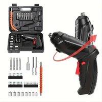 Nordara 48 in 1 Cordless Drill Driver Screwdriver Set Rechargeable in Black