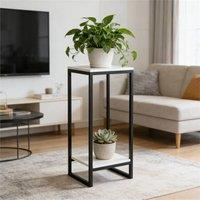 Nordara White Tall Indoor Plant Stand Bonsai Flower Pot Shelf Rack
