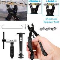 Nordara Bike Chain Splitter Tool MTB Link Breaker Repair Pin Removal Kit in Black