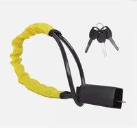 Nordara Car Steering Wheel Seat Belt Anti-Theft Lock Adjustable in Yellow