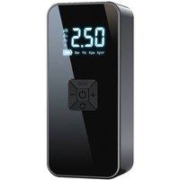 Nordara Cordless Digital Tire Inflator USB Rechargeable Air Compressor in Black