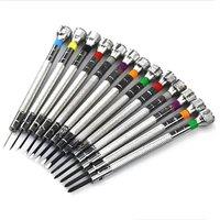 Nordara 13Pack 0.6-2.0mm Slotted Cross Screwdriver Repair Set in Silver