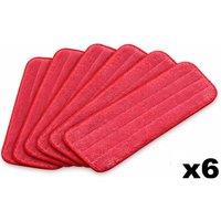 Nordara Red 6PCS Spray Mop Refills - Microfiber Pads UK