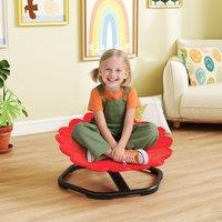 AIYAPLAY Sensory Spinning Chair, Kids Swivel Chair in Red