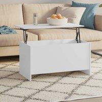 Berkfield Home Coffee Table White 102x55.5x52.5 cm Engineered Wood