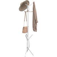Berkfield Home Coat Stand White 176 cm Powder-coated Iron