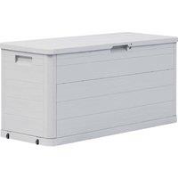 Berkfield Home Garden Storage Box 280 L Light Grey