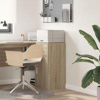 Berkfield Home Sonoma Oak Storage Cabinet Sonoma oak MDF Medium in Brown