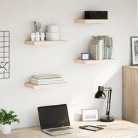 Berkfield Home Floating Shelves 4 pcs 40x23.5x4 cm Engineered Wood in Light Tan