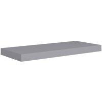 Berkfield Home Floating Wall Shelf Grey 60x23.5x3.8 cm MDF