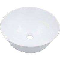 Berkfield Home Wash Basin 41x12.5 cm Ceramic White