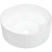 Berkfield Home Wash Basin 36x14 cm Ceramic White