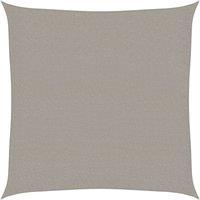 Berkfield Home Sunshade Sail 160 g/m Square Light Grey 2.5x2.5 m HDPE