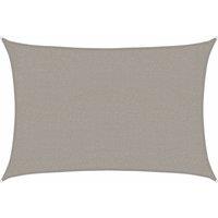 Berkfield Home Sunshade Sail 160 g/m Rectangular Light Grey 2x3 m HDPE