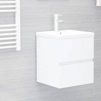 Berkfield Home Sink Cabinet White 41x38.5x45 cm Engineered Wood