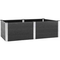 Berkfield Home Garden Raised Bed 200x100x54 cm WPC Grey | Size: 200 x 100 x 54 cm