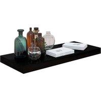 Berkfield Home Durable Floating Wall Shelves 4 pcs High Gloss Black 60x23.5x3.8