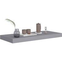 Berkfield Home Durable Floating Wall Shelf Grey 60x23.5x3.8 cm MDF