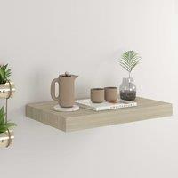 Berkfield Home Floating Wall Shelf Oak 40x23x3.8 cm MDF in Brown
