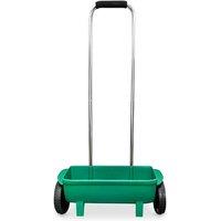 VOGREX 12L Garden Broadcast Spreader for Feed Seed in Green