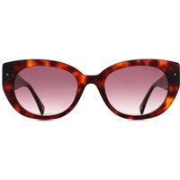 Ted Baker Women's Oval Tortoise Brown Gradient TB1737