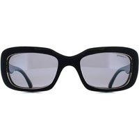 O'Neill Women's Rectangle Black Silver Mirror Polarized ONS-9012
