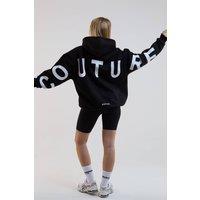 BCouture Women's Cycling Shorts, Hoodie & T-Shirt Set in Black | Size: Medium