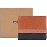 Paul Costelloe Men's Terry Leather Wallet in Brown
