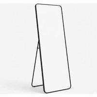 HOME LUXE INTERIOR Verona Black Soft Edged Metal Mirror - 60x165cm Modern Full Length | Size: 60x165 cm