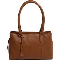 NiNa Amora Women's 'Beatriz' Leather Handbag in Tan