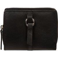 NiNa Amora Women's 'Luciana' Tan Leather Purse in Black