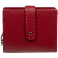 NiNa Amora Women's 'Marcela' Red Leather Purse