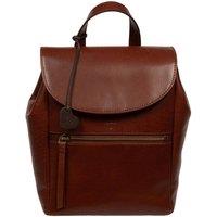 NiNa Amora Women's 'Fabiana' Leather Backpack in Brown