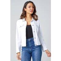 Roman Women's Stretch Pocket Detail Jacket in White | Size: 10