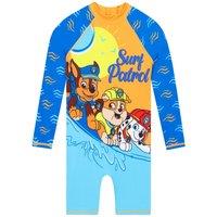 Paw Patrol Boy's Long Sleeve Chase & Marshall Surfsuit in Blue | Size: 2-3 m
