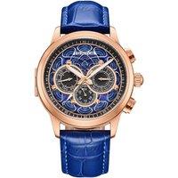 Heritor Automatic Men's Apostle Vitreous Enamel Dial Watch in Blue