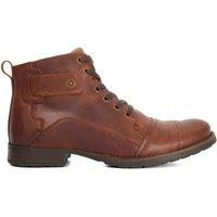 Dune London Men's 'Simon 1' Leather Smart Boots in Brown | Size: 7