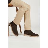 CATESBY ENGLAND Men's Sweeney Leather Casual Chelsea Boots in Brown | Size: 7