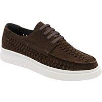 Frank Wright Men's Suede 'Wise' Shoes in Dark Brown | Size: 7